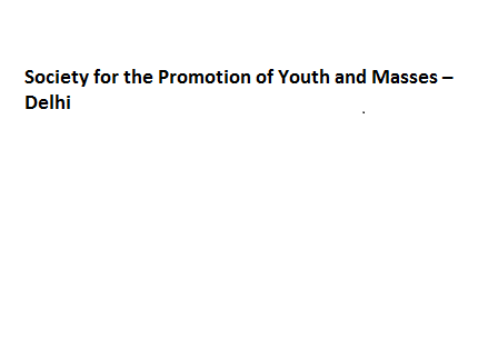 Society For Promotion Of Youth & Masses (Spym)